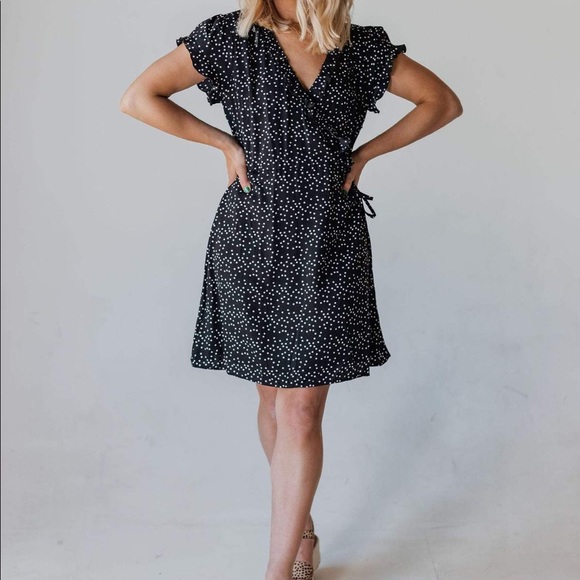 Polka Dot Dress Size L - Picture 4 of 8